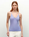 silk v neck tank  kvss