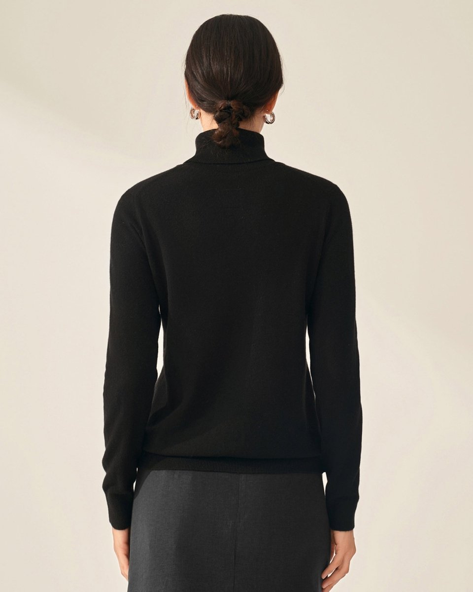 Soft Touch Pure Cashmere Turtleneck Sweater