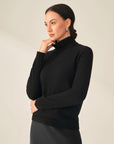 Soft Touch Pure Cashmere Turtleneck Sweater