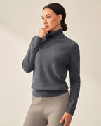 Soft Touch Pure Cashmere Turtleneck Sweater