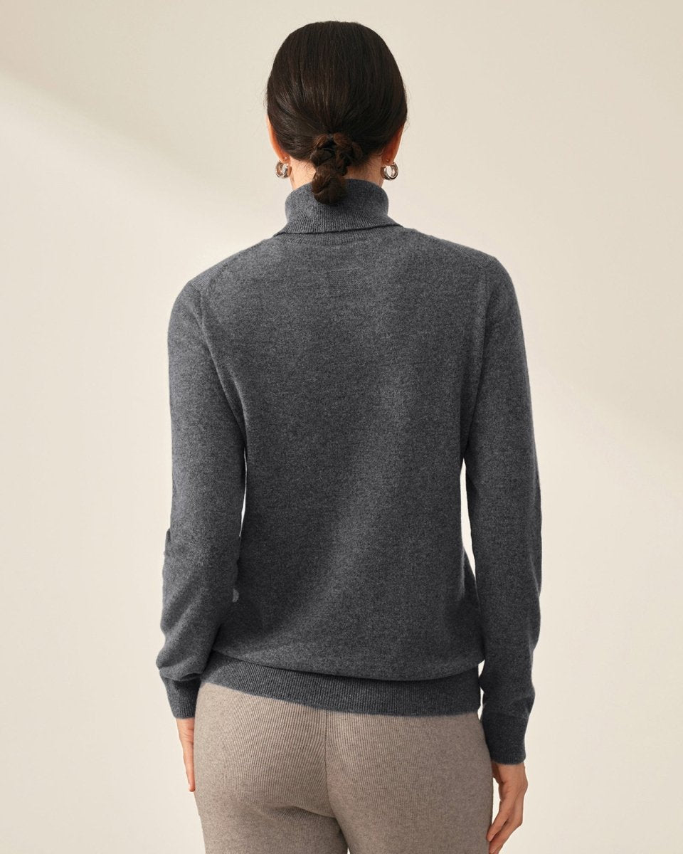 Soft Touch Pure Cashmere Turtleneck Sweater