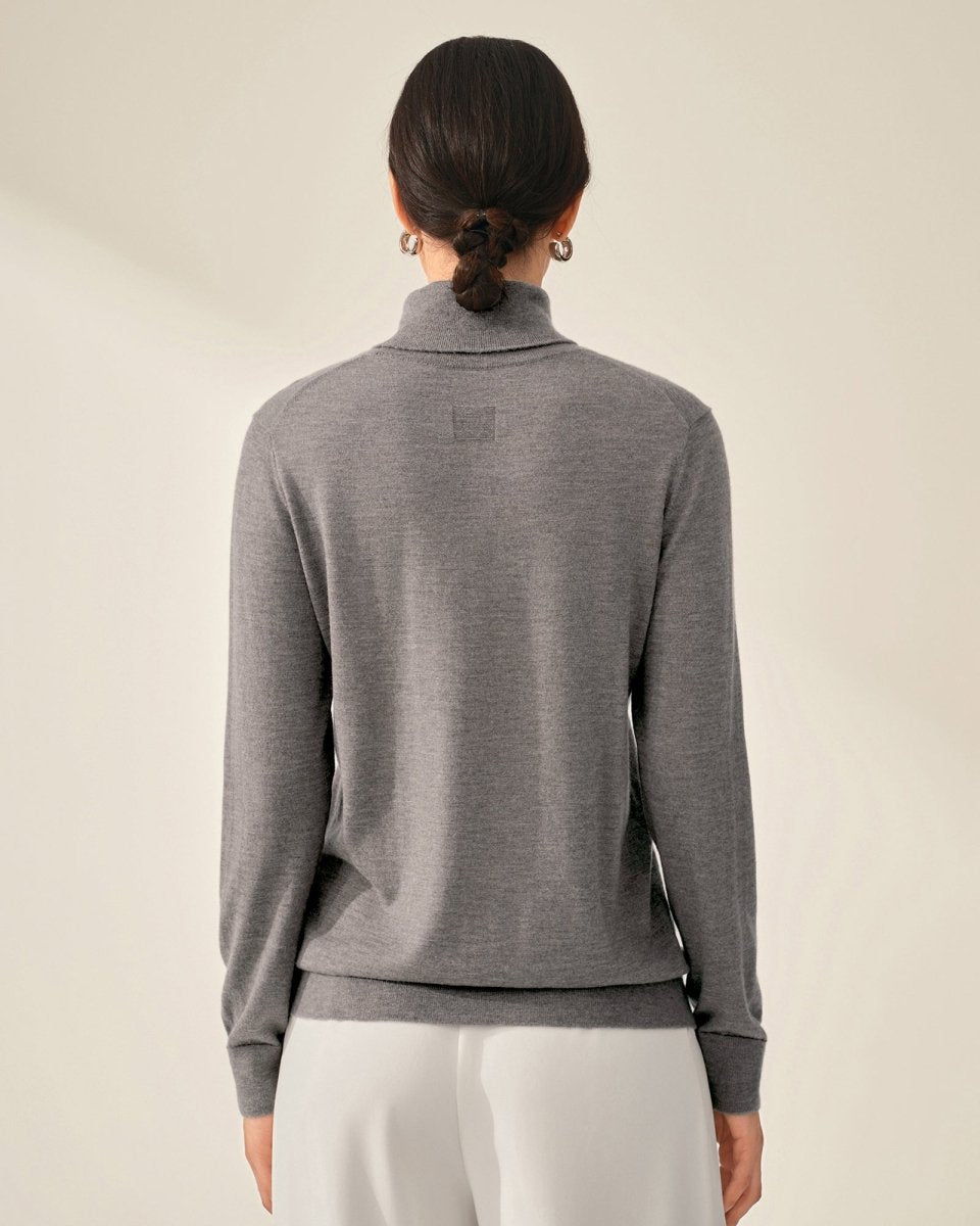 Soft Touch Pure Cashmere Turtleneck Sweater