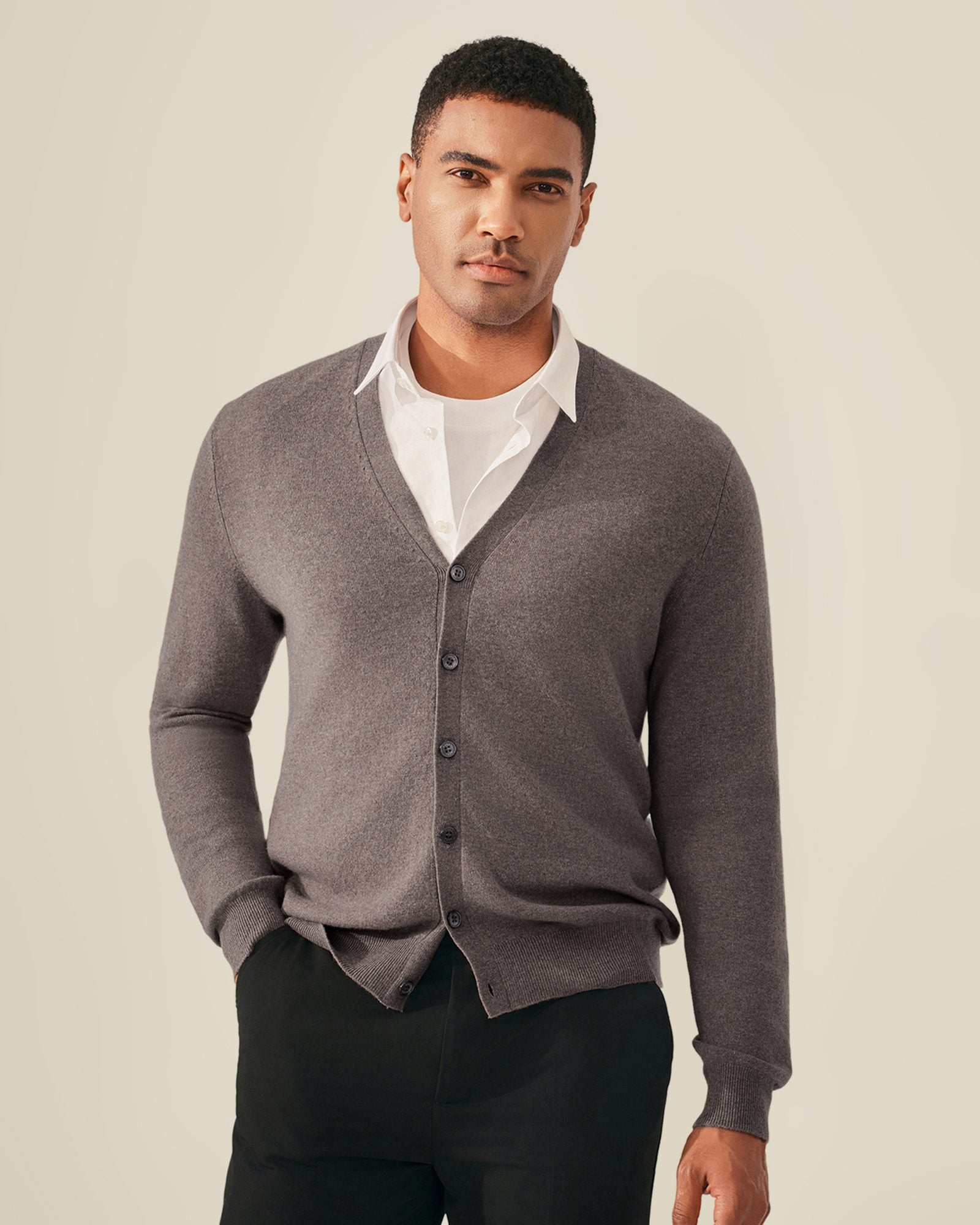 soft cashmere cardigan