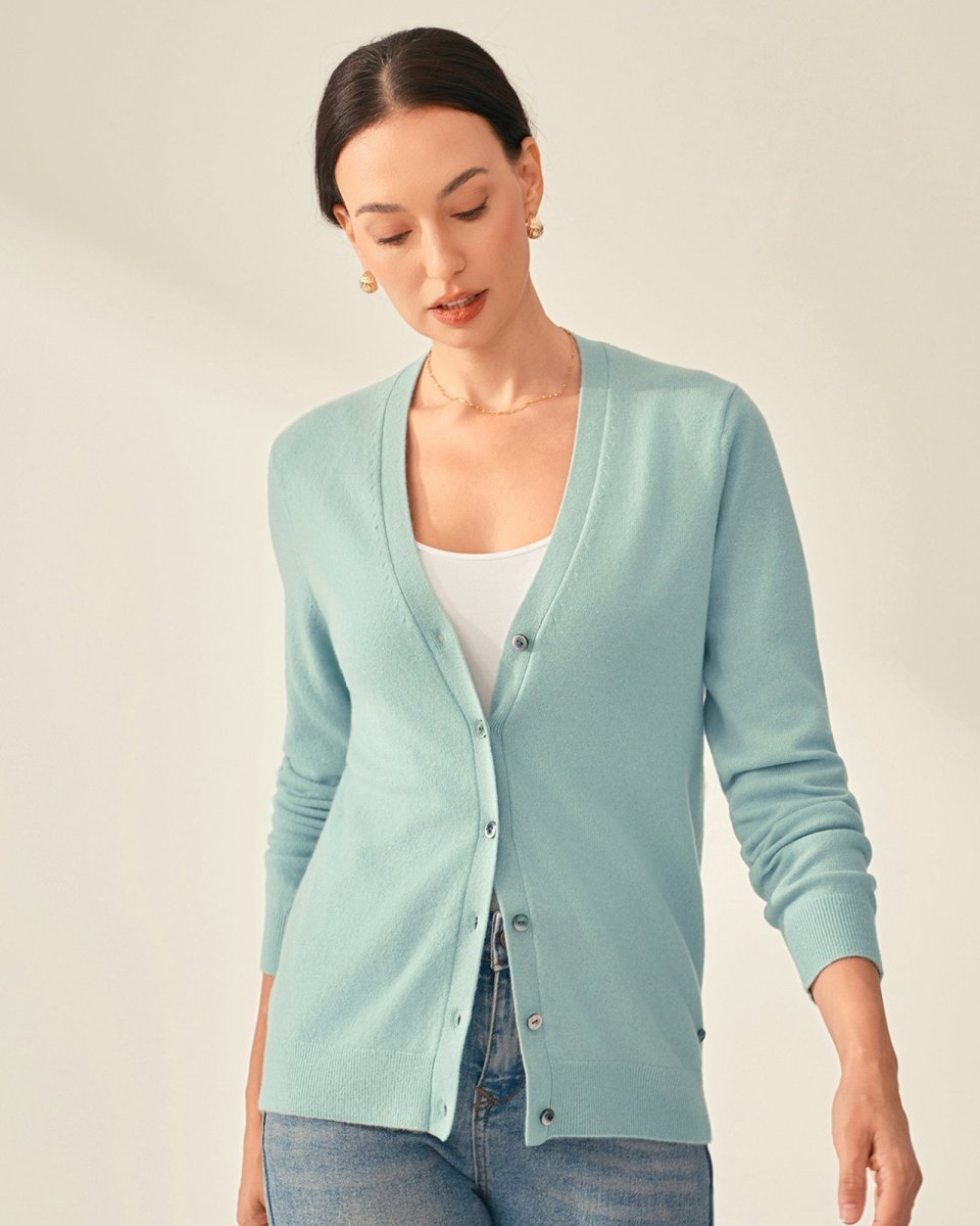 Timeless Pure V - Neck Cashmere Cardigan