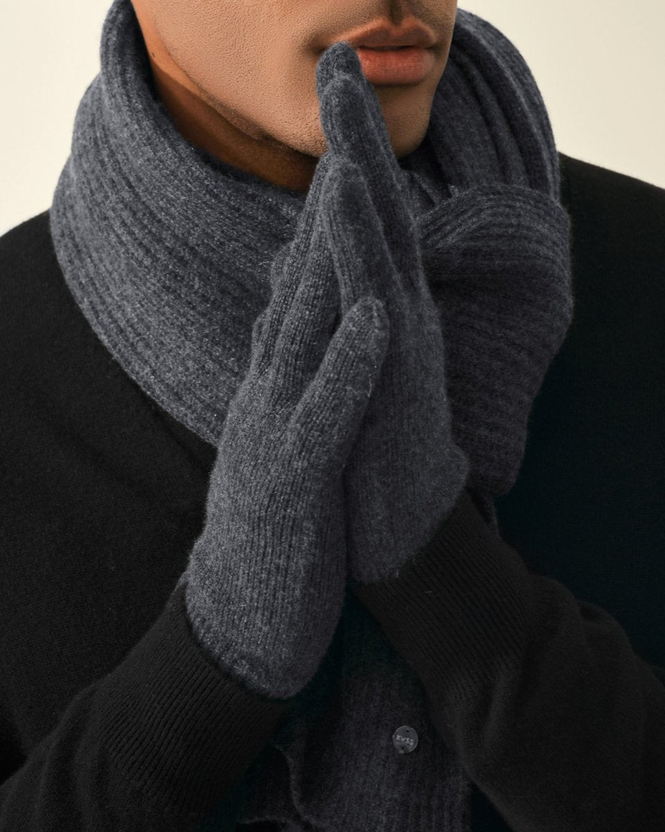 Warm Pure Cashmere Gloves for Men