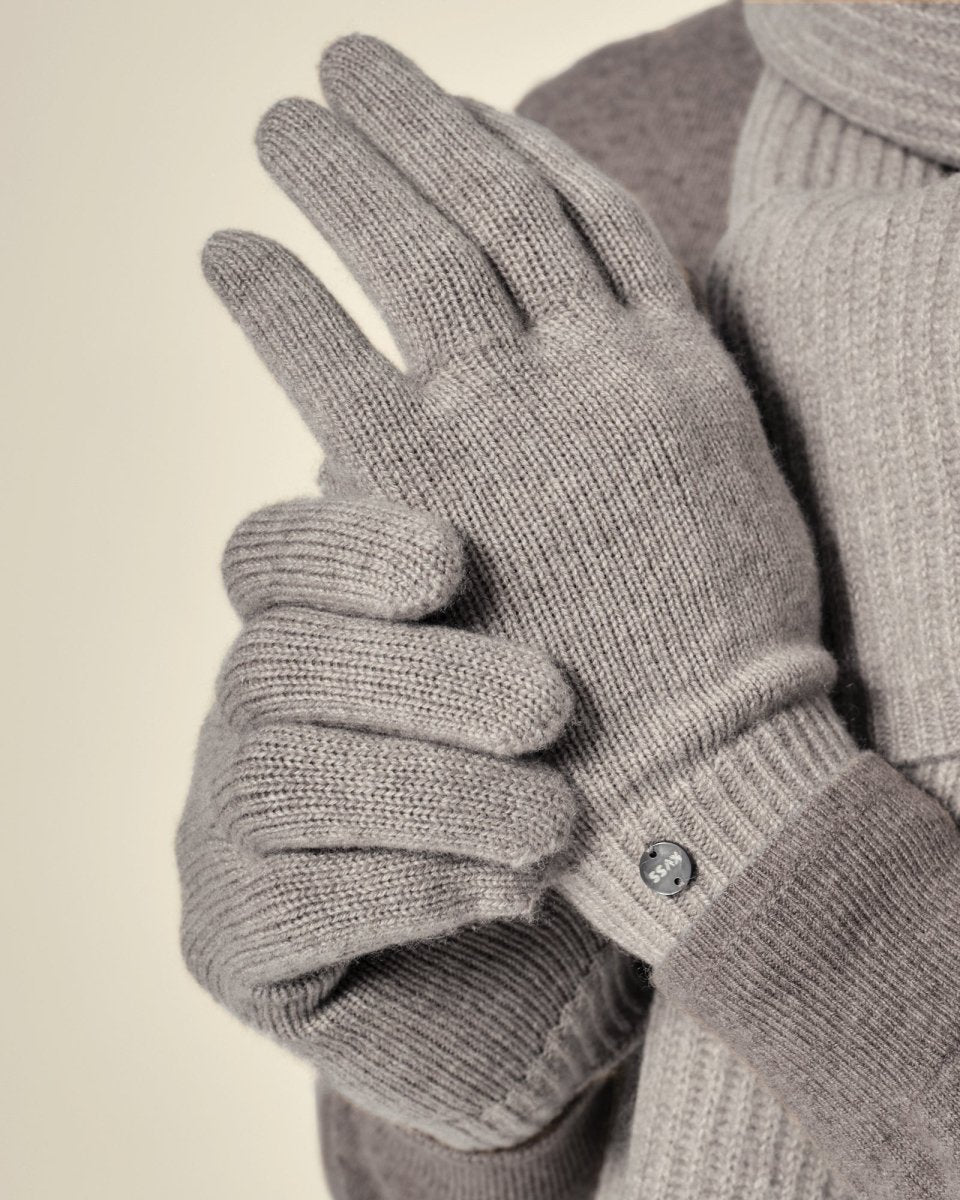 Warm Pure Cashmere Gloves for Men