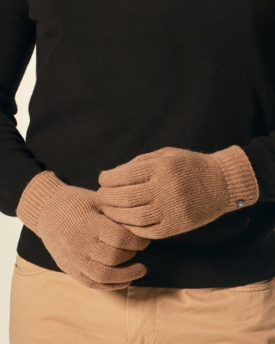 Warm Pure Cashmere Gloves for Men