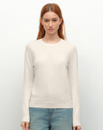 white cashmere t shirt