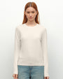 white cashmere t shirt