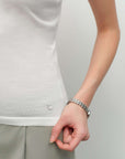 white silk tank top  kvss