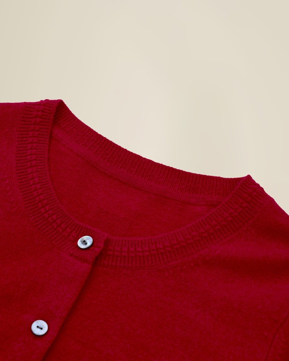 Women's 100% pure cashmere cardigan sweater