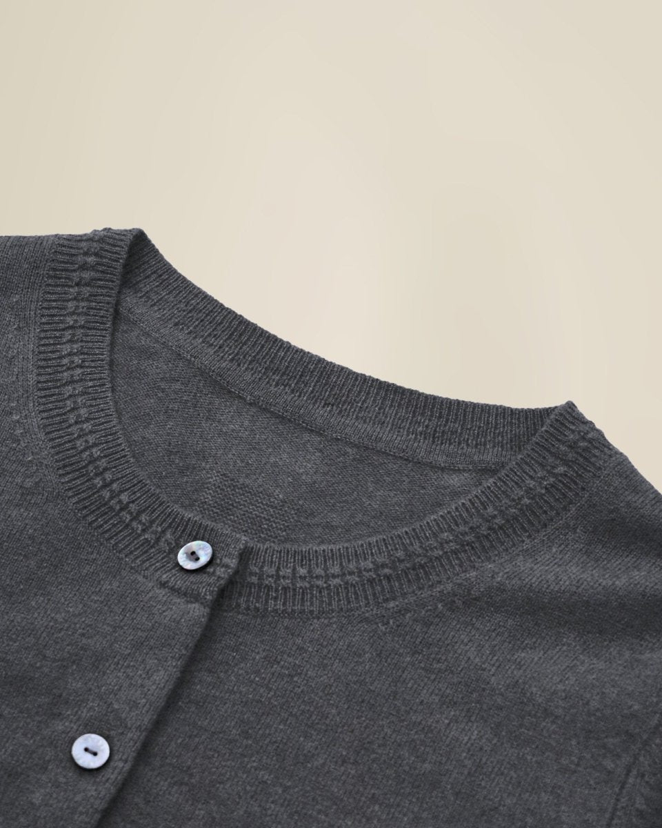 Women's 100% pure cashmere cardigan sweater