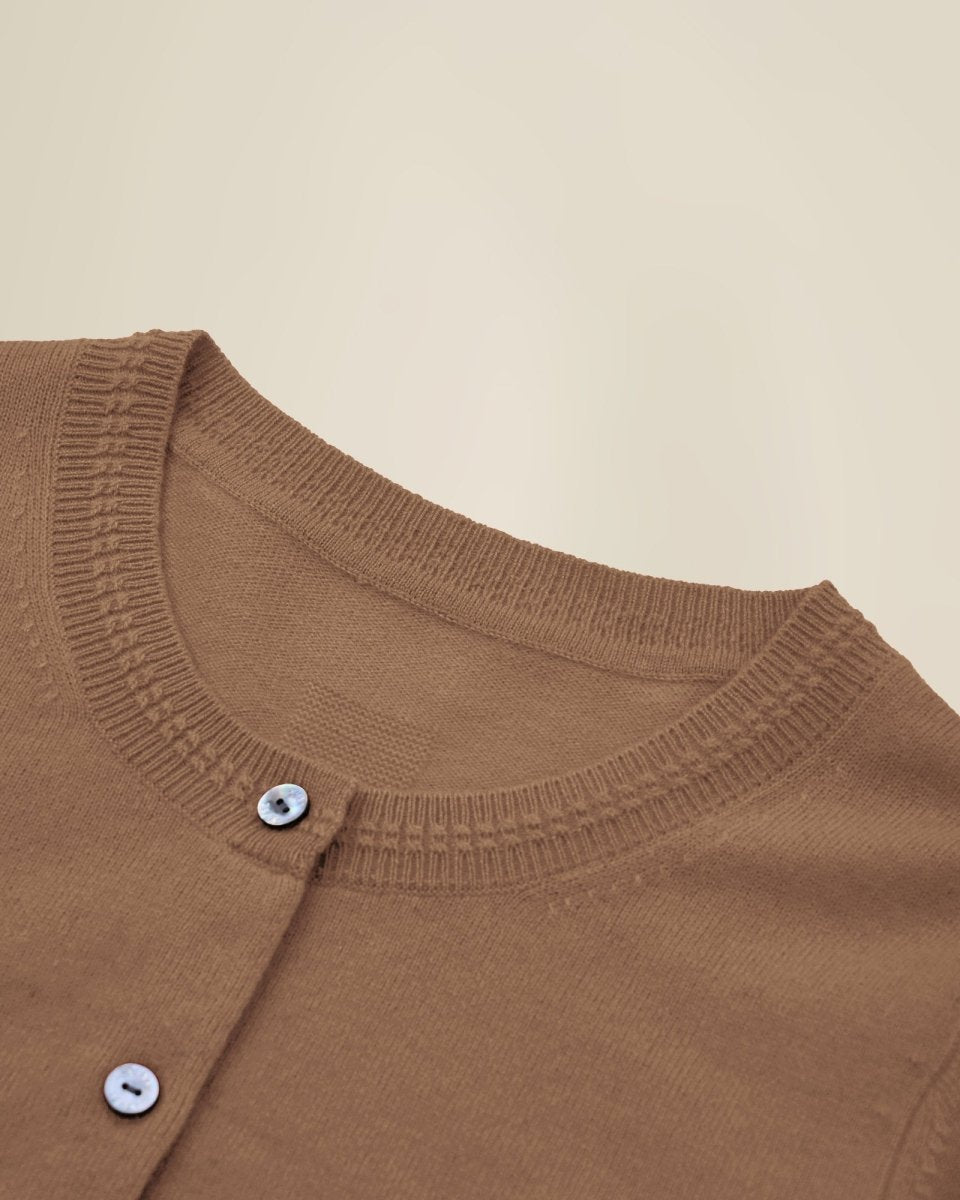 Women's 100% pure cashmere cardigan sweater