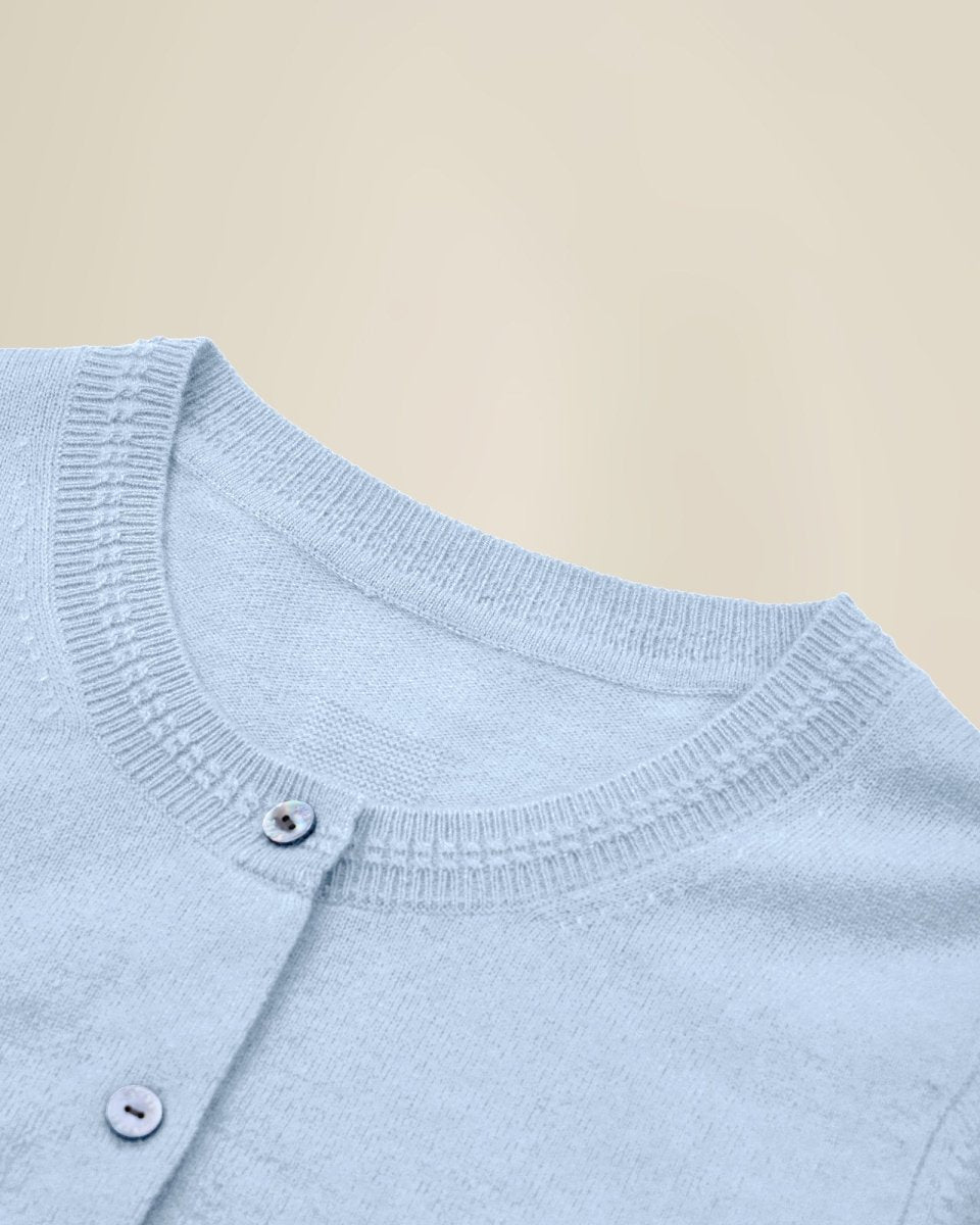 Women's 100% pure cashmere cardigan sweater