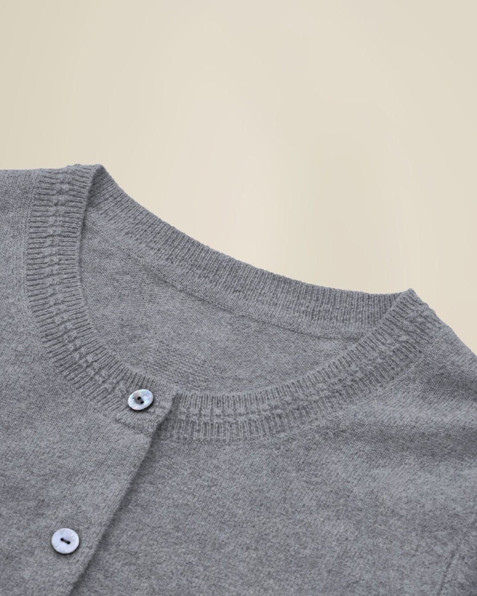 Women's 100% pure cashmere cardigan sweater