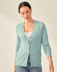 womens green cashmere sweater  kvss