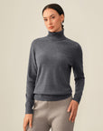 womens grey cashmere jumper
