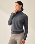 womens grey cashmere jumper  kvss