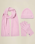 womens hat gloves scarf set cashmere  kvss